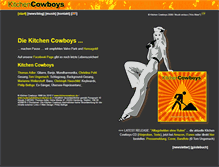 Tablet Screenshot of kitchencowboys.de